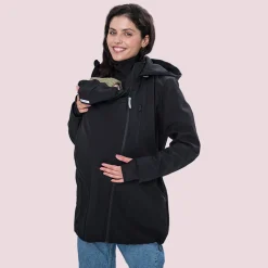 Love & Carry 4 in 1 Softshell Maternity Babywearing Jacket