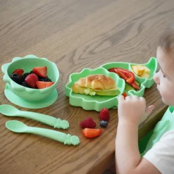 Melii Silicone 5 Piece Feeding Gift Set - Dinosaur