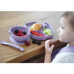Melii Silicone 5 Piece Feeding Gift Set - Cat