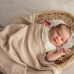 Mod & Tod Scalloped Edge Heirloom Blanket