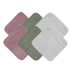 Mum 2 Mum 6pk Cotton Face Washers