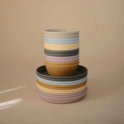 Mushie Dinnerware Round Bowl 2pc