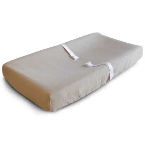 Mushie Extra Soft Muslin Changing Pad Cover - Clearance