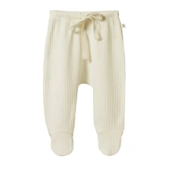 Nature Baby Merino Pointelle Footed Romper