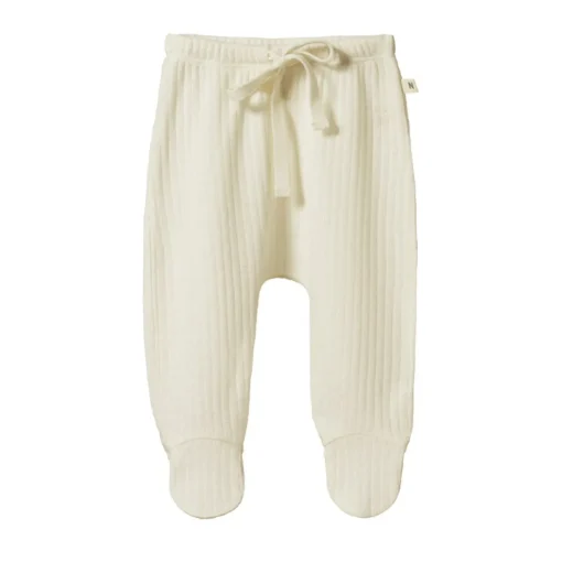 Nature Baby Merino Pointelle Footed Romper