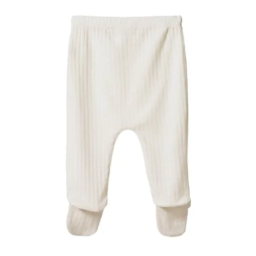 Nature Baby Pointelle Footed Romper