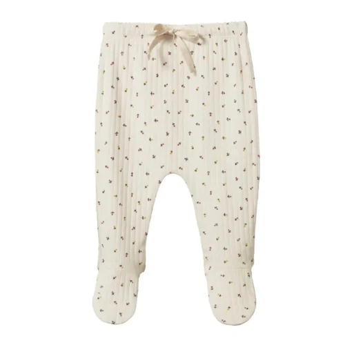 Nature Baby Pointelle Footed Romper