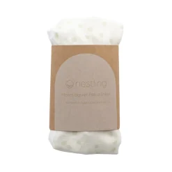 Nestling Moses Basket Muslin Fitted Sheet - 73 x 34cm