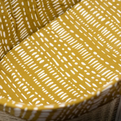 Nestling Moses Basket Muslin Fitted Sheet - 73 x 34cm