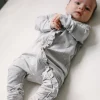 Organic Cotton Ruffle Zip Suit - Clearance