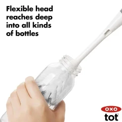 OXO Tot Bottle Brush with Detail Cleaner & Stand