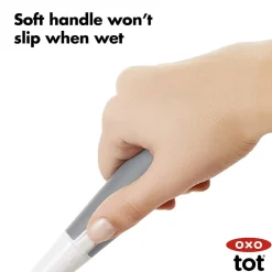 OXO Tot Bottle Brush with Detail Cleaner & Stand