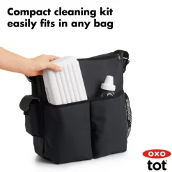 OXO Tot On the Go Drying Rack & Bottle Brush