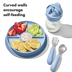 OXO Tot Stick & Stay Suction Divided Plate