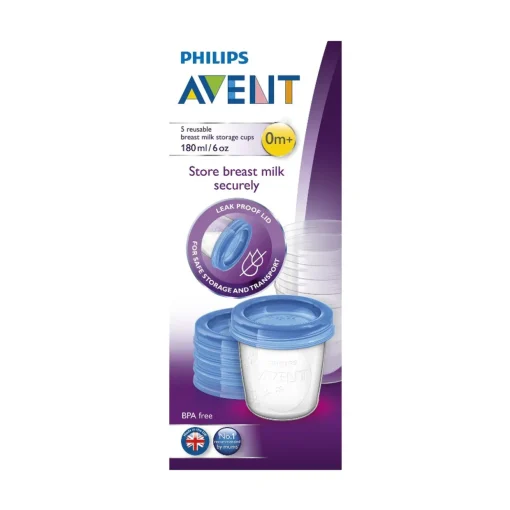 Phillips Avent Milk Storage Cups 5 pack
