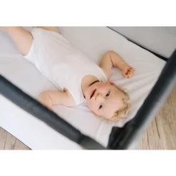 Quest Portacot with Bassinet - Grey