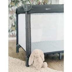 Quest Portacot with Bassinet - Grey