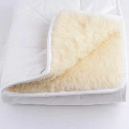 Reversible Quilted Wool Underlay - Cot Size