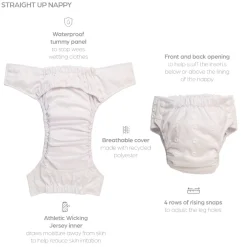 Sassy Straight Up Reusable Nappy Pants