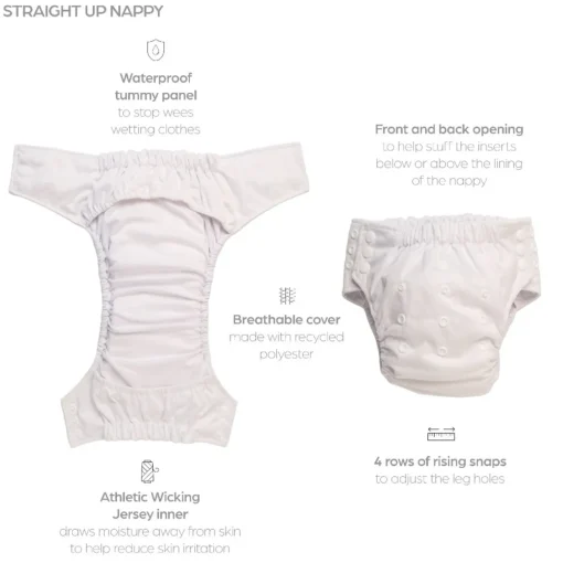 Sassy Straight Up Reusable Nappy Pants