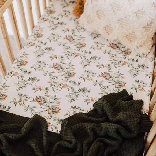 Snuggle Hunny Kids Fitted Cot Sheet - 133 x 77cm