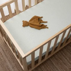 Squiggles Cotton Cot Fitted Sheet