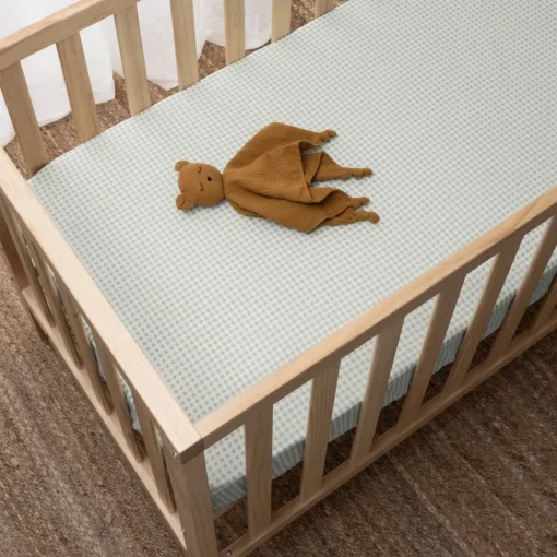Squiggles Cotton Cot Fitted Sheet