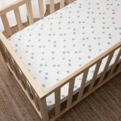 Squiggles Cotton Cot Fitted Sheet