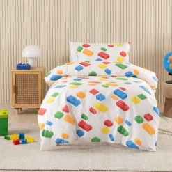 Squiggles Duvet Cover Set - Block Party - Clearance