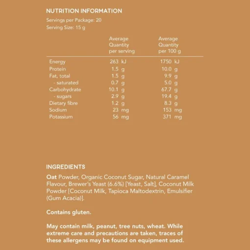 The Milk Collective Caramel Lactation Drink