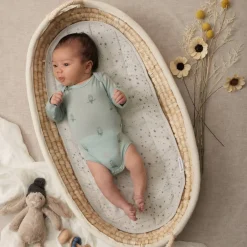 The Sleep Store Jersey NZ Merino Long Sleeve Bodysuit - Clearance