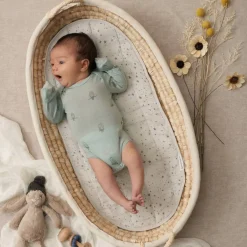 The Sleep Store Jersey NZ Merino Long Sleeve Bodysuit - Clearance