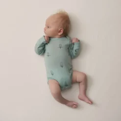 The Sleep Store Jersey NZ Merino Long Sleeve Bodysuit - Clearance