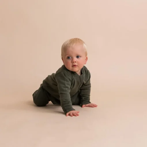 The Sleep Store Merino Tencel Fleece - Onesie with Foldover Mittens & Feet