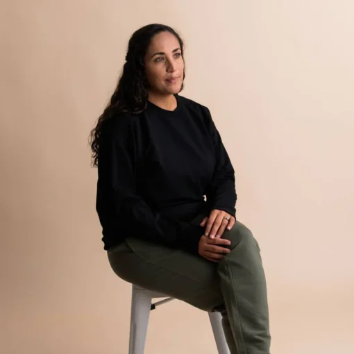 The Sleep Store Merino Tencel Fleece - Women's Crew Jumper