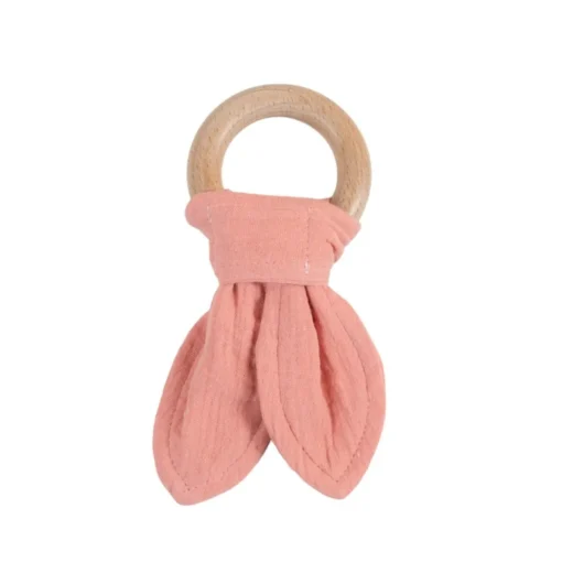 The Sleep Store Muslin & Wood Teether