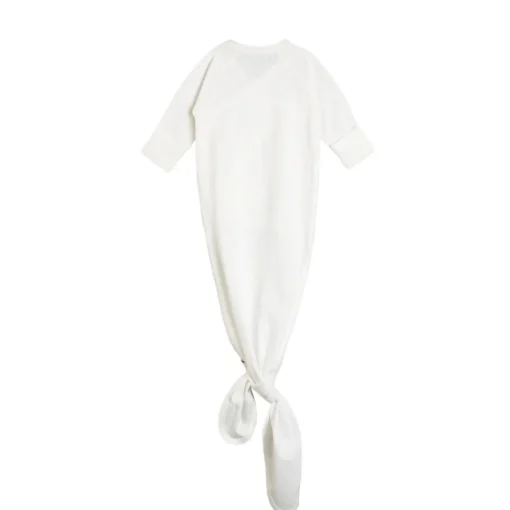 The Sleep Store Organic Cotton Pointelle Kimono Gown