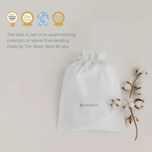 The Sleep Store Organic Sateen Cot Sheet Set