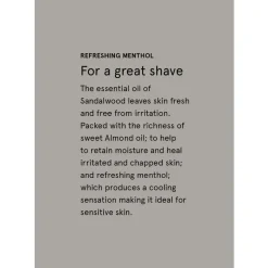 Therapy Man Shaving Cream - Sea Salt & Sandalwood - Clearance