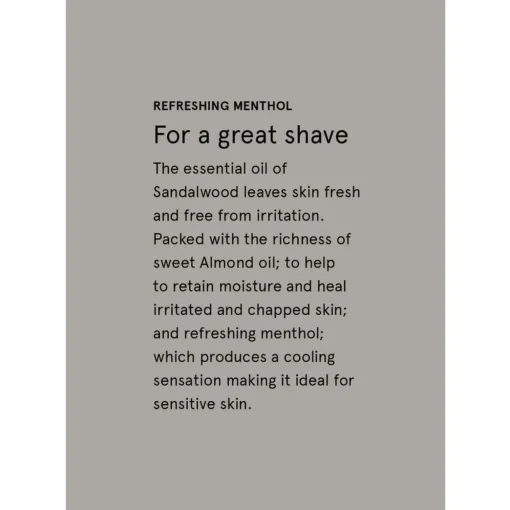 Therapy Man Shaving Cream - Sea Salt & Sandalwood - Clearance