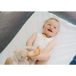 Waterproof Fitted Protector Sheet - Drift Travel Cot