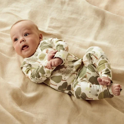 Wilson & Frenchy Organic Cotton Zipsuit with Feet - Current Season