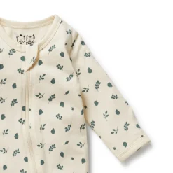 Wilson & Frenchy Organic Cotton Zipsuit with Feet - Current Season