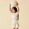 Wilson & Frenchy Organic Pointelle Short Sleeve Pyjamas