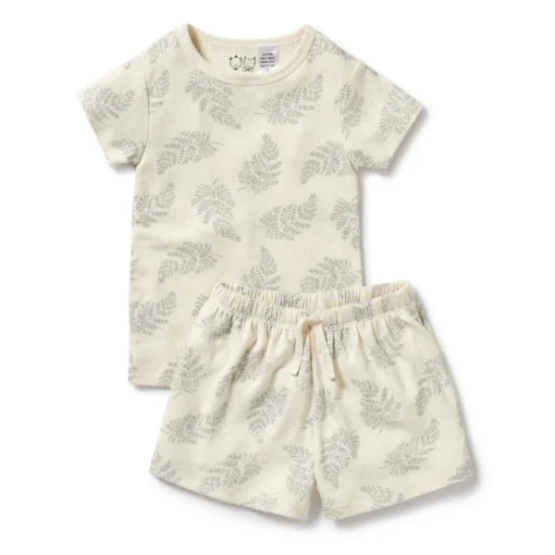 Wilson & Frenchy Organic Pointelle Short Sleeve Pyjamas