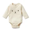 Wilson & Frenchy Organic Rib Long Sleeved Bodysuit