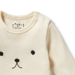 Wilson & Frenchy Organic Rib Long Sleeved Bodysuit