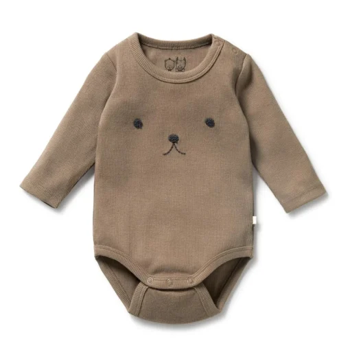 Wilson & Frenchy Organic Rib Long Sleeved Bodysuit