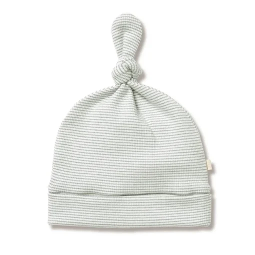 Wilson & Frenchy Organic Stripe Rib Knot Hat