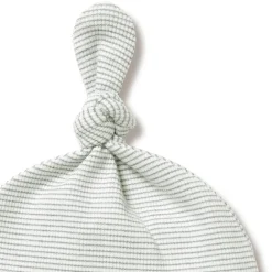 Wilson & Frenchy Organic Stripe Rib Knot Hat
